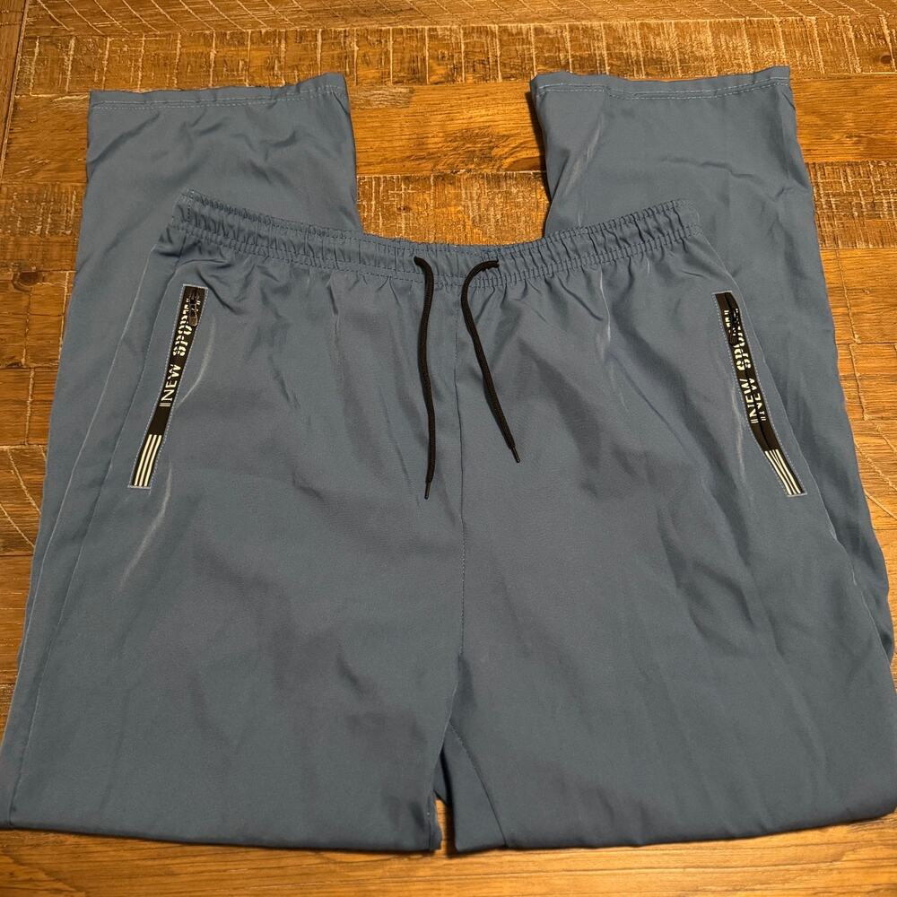 Blue Athletic Jogger Pants Drawstring Waist XL 12 Women’s Bottoms Workout - Picture 2 of 9